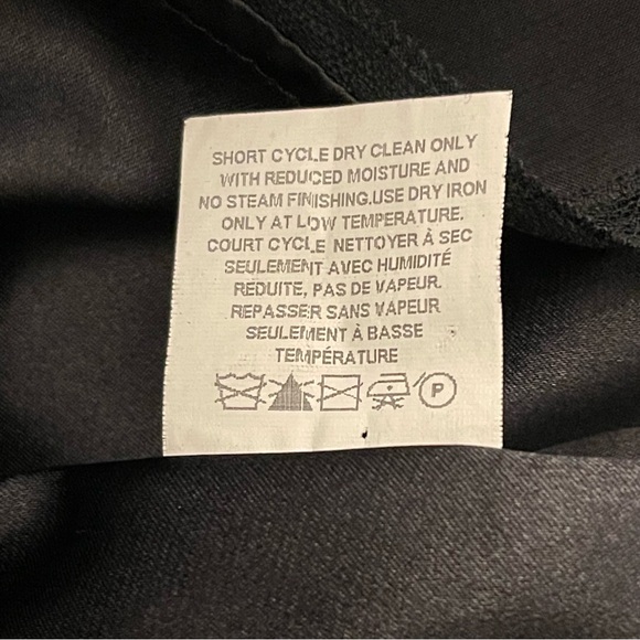 Lida Baday Grey/Black Silk Top Strapless Party Dress (4-6) - Picture 14 of 14